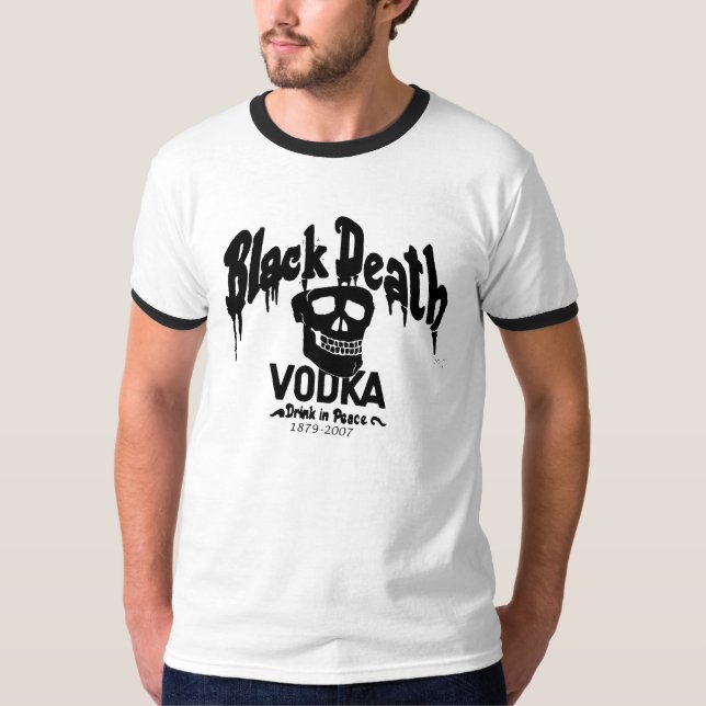 Camiseta black death vodka (Frente)
