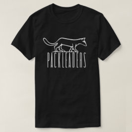 Camiseta *Black* do T do logotipo do PackLeader dos homens