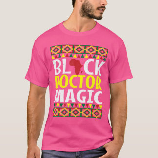 Camiseta Black Doctor Magic Black History Mês Blm Melanin