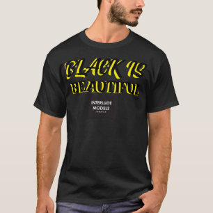 Camiseta BLACK É BONITA T-Shirt Básico Escuro Básico