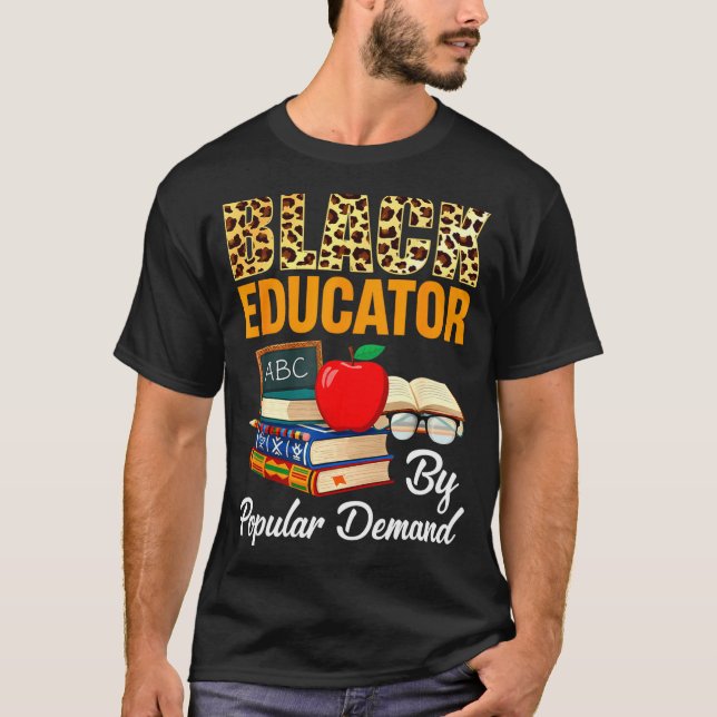 Camiseta Black Educator Black History Month African America (Frente)