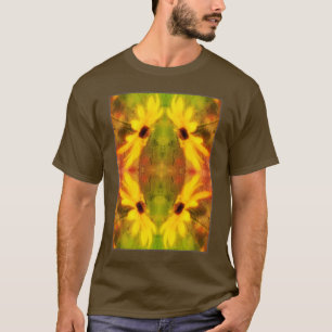 Camiseta Black Eyed Susan Daisy - Abstrato
