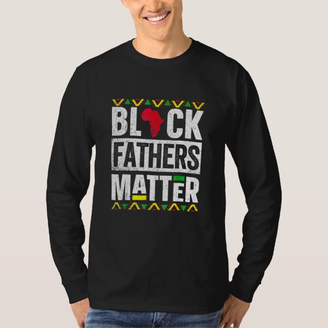 Camiseta Black Fathers Mat Fteror Men Pai Marido Histórico  (Frente)