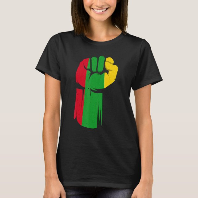 Camiseta Black Fist Shirt African American Pride Black Hist (Frente)