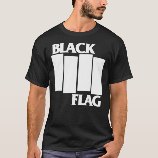Camiseta black flag Classic T-Shirt (Frente)