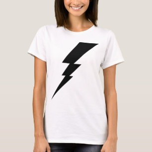 Camiseta Black Flash Lightning Bolt Women's