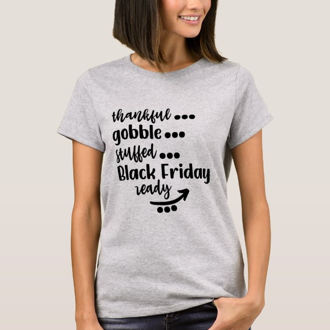 Camiseta Black Friday Engraçado (Frente)