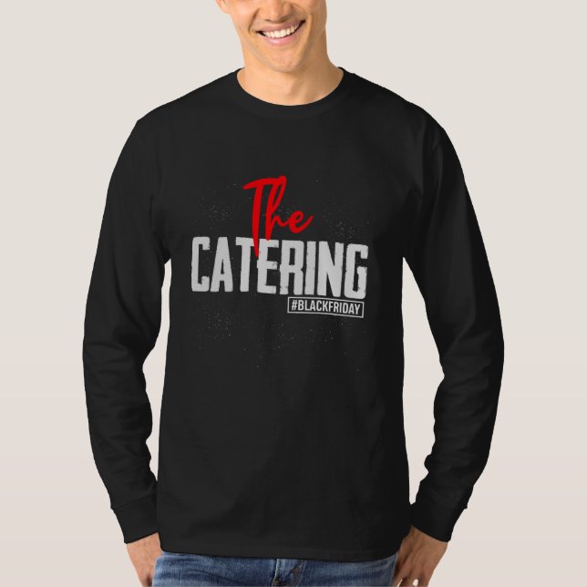 Camiseta Black Friday Shopping Team Catering Matching Coupl (Frente)