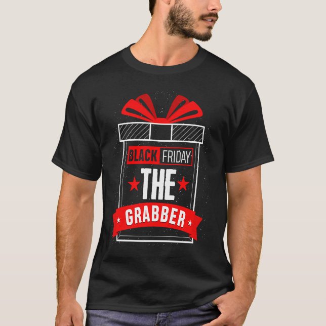 Camiseta Black Friday Shopping Team The Grabber Matching Co (Frente)