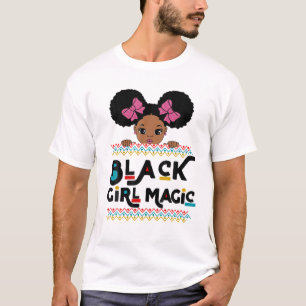 Camiseta Black Girl Magic African Melanin Kids Tod