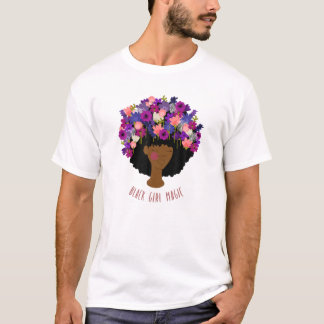 Camiseta Black Girl Magic Afro Queen BLM Melanin