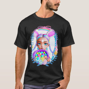 Camiseta Black Girl Magic Easter Bunny Basket - Caça de Ovo