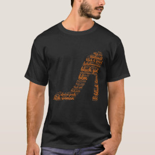 Camiseta Black Girl Melanin High Heel Orgulhosa América Afr