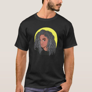 Camiseta Black Girl Natural Hair Free Form Localiza Em Sol