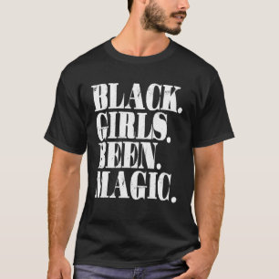 Camiseta Black Girls Bebeu Magic Melanin African American H