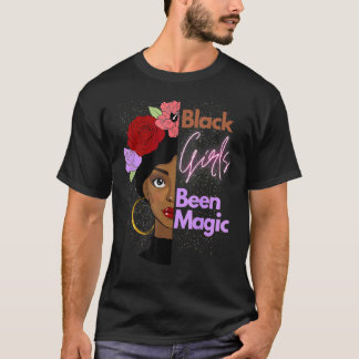 Camiseta Black Girls Been Magic African American Queen For 