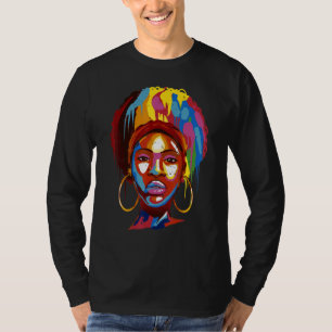 Camiseta Black Girls Queen Natural Hair Afro Melanin África