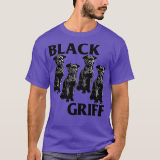 Camiseta Black Griff Flag Bruxelas Griffon Design
