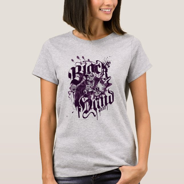 Camiseta Black Hand - Purple Collage (Frente)