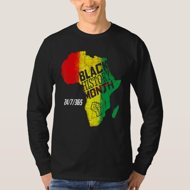 Camiseta Black History 247365 Men Women Kids Black History  (Frente)