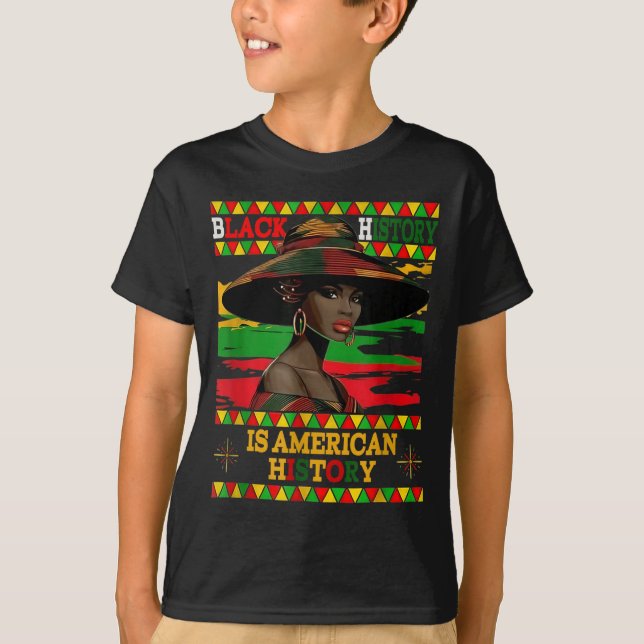 Camiseta Black History American Women Recognition Educators (Frente)