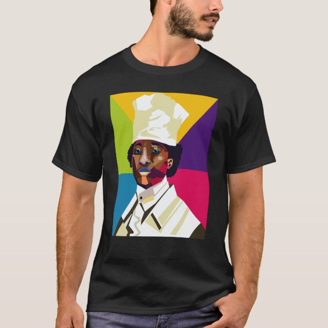 Camiseta Black History Executive Chef Hercules (Frente)
