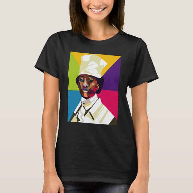 Camiseta Black History Executive Chef Hercules (Frente)