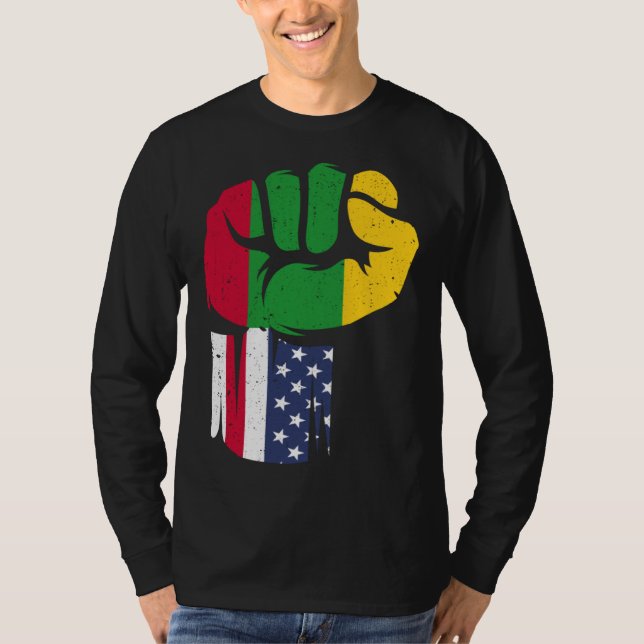 Camiseta Black History Is American History  Black History M (Frente)