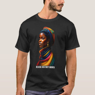 Camiseta Black History is American History Black History Mo