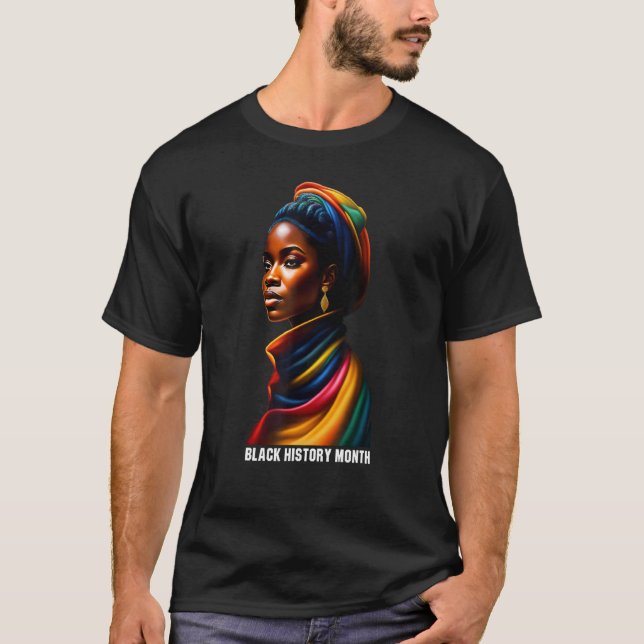 Camiseta Black History is American History Black History Mo (Frente)