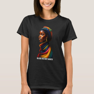 Camiseta Black History is American History Black History Mo