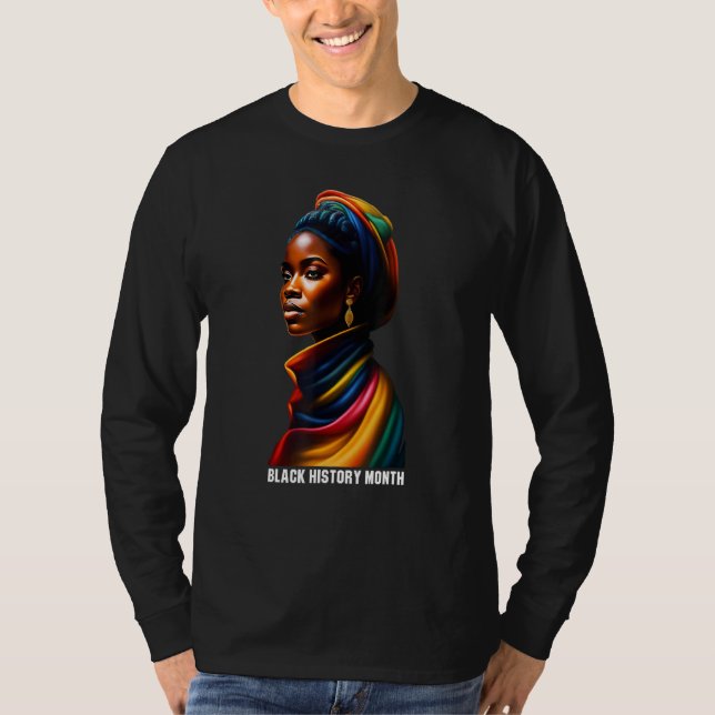Camiseta Black History is American History Black History Mo (Frente)