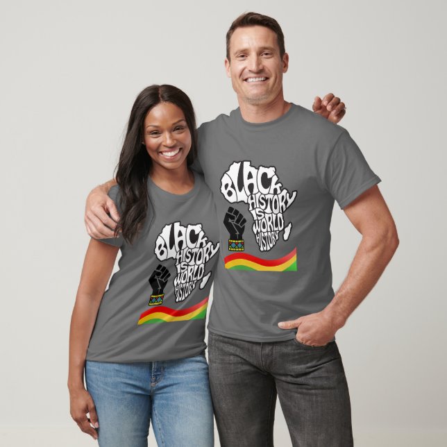 Camiseta Black History Is World History Graphic Tee (Unissex)