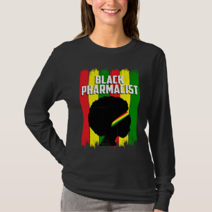 Camiseta Black History Mês Farmacêutico Hardwork African Am