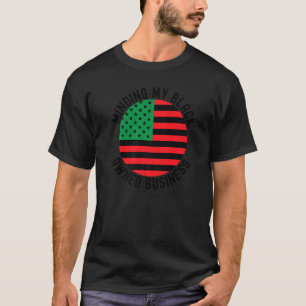 Camiseta Black History Month 2022 African American Flag Blm