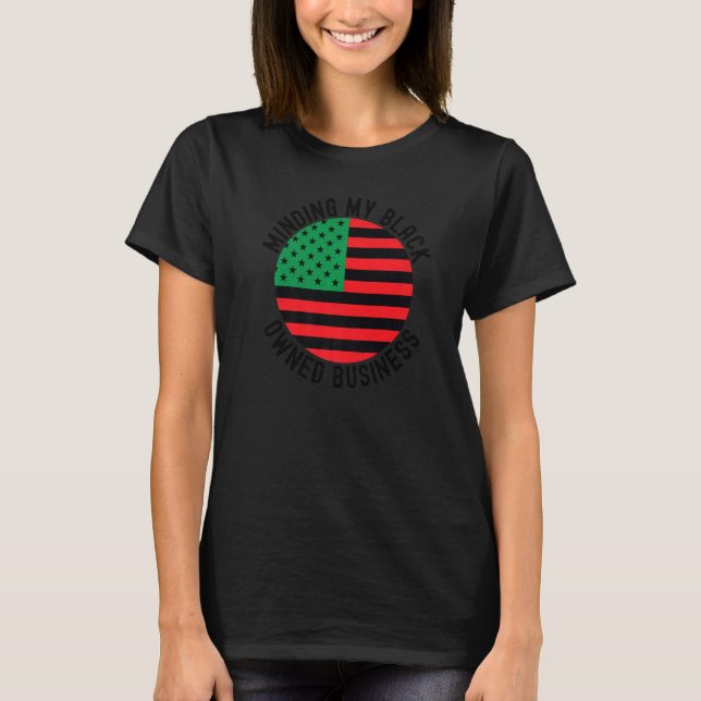 Camiseta Black History Month 2022 African American Flag Blm (Frente)