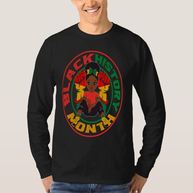 Camiseta Black History Month 2022 BHM Melanin Queen Afrocen (Frente)