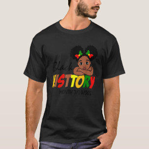 Camiseta Black History Month 2022 Kids Girls 365 Melanin Pr