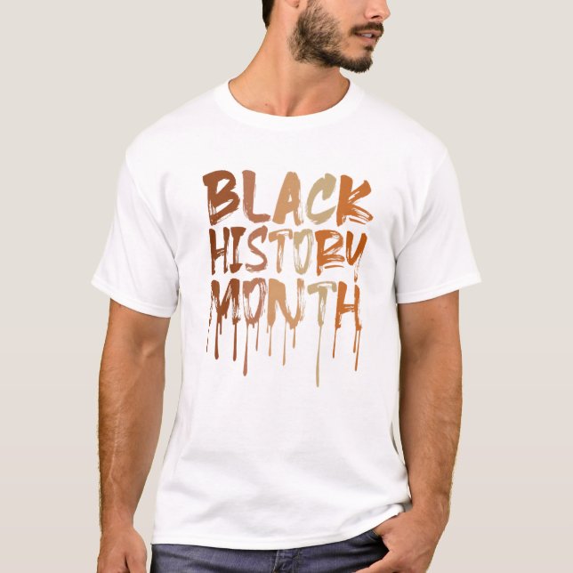 Camiseta Black History Month 2022 S Black History Melanin P (Frente)
