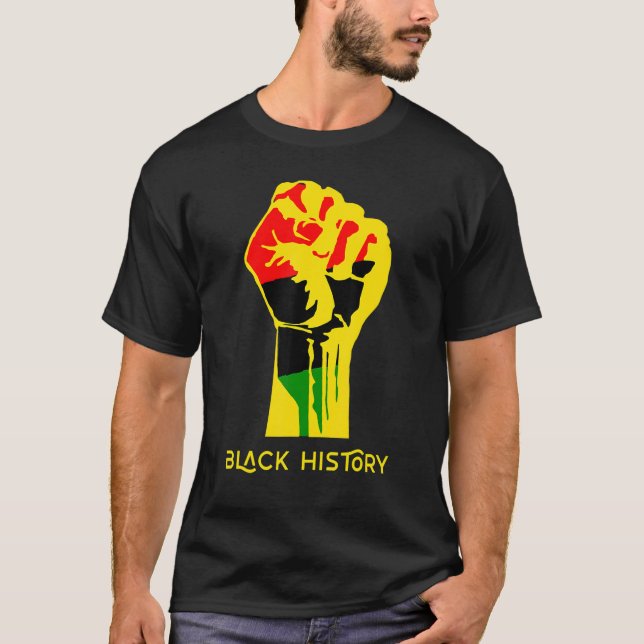 Camiseta Black History Month 2023 African American Pride Po (Frente)