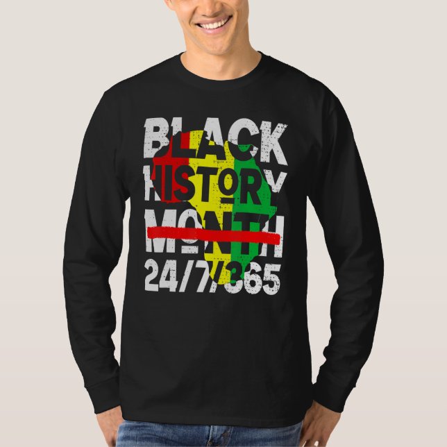 Camiseta Black History Month 247365 2023 Proud African Mela (Frente)