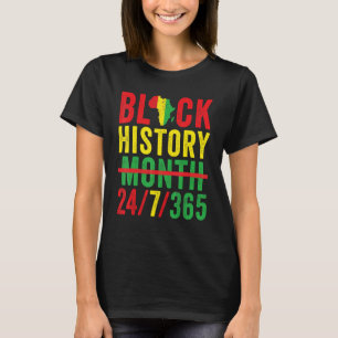 Camiseta Black History Month 247365 African American Melani