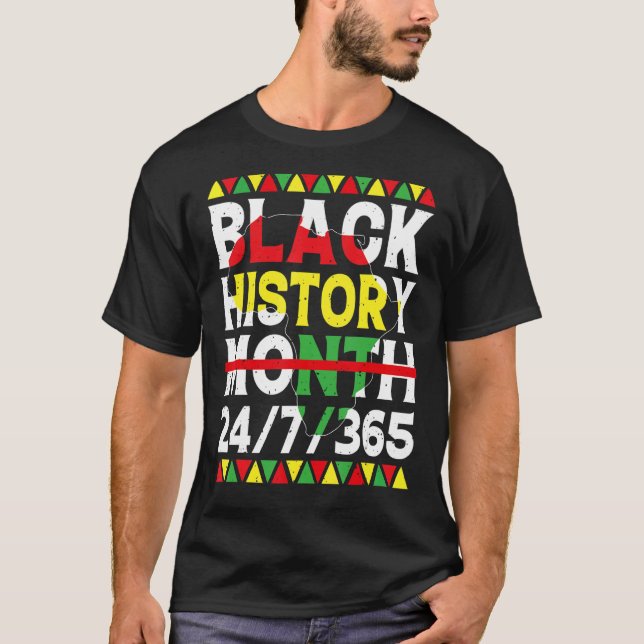 Camiseta Black History Month 247365 African American Melani (Frente)