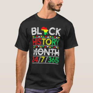 Camiseta Black History Month 247365 African American Melani