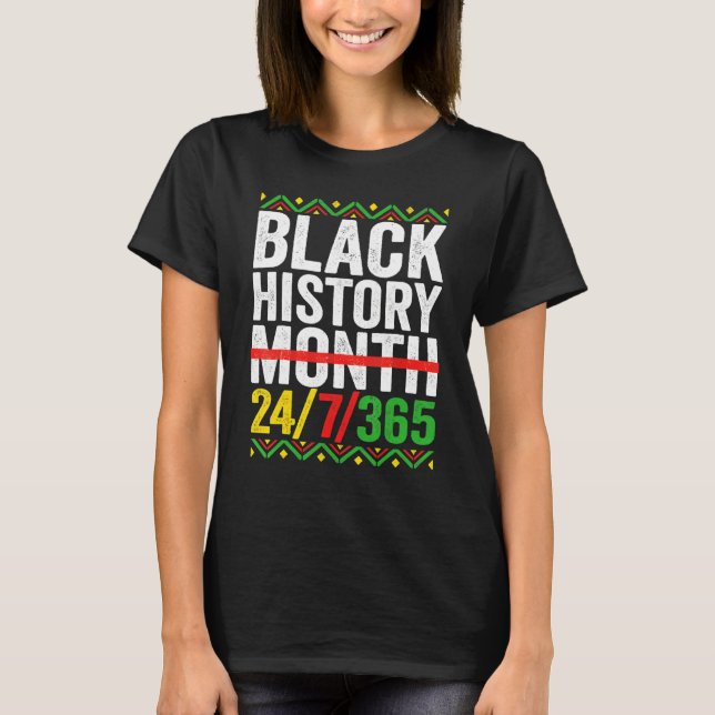Camiseta Black History Month 247365 African American Melani (Frente)