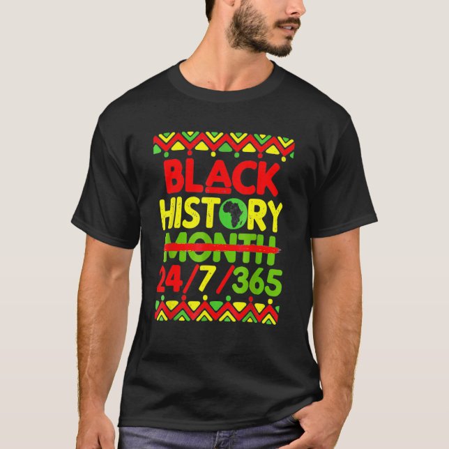 Camiseta Black History Month 247365 African American Melani (Frente)