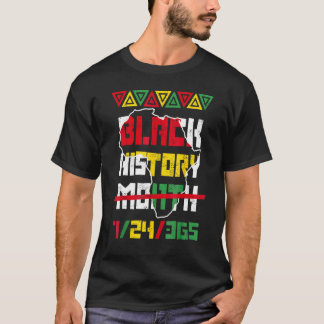 Camiseta Black History Month 247365 African American Pride