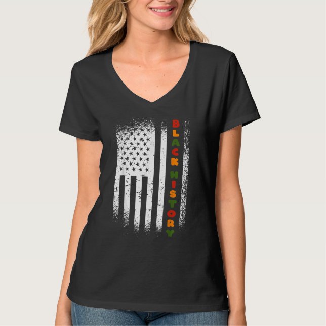 Camiseta Black History Month 247365 Pride African American_ (Frente)