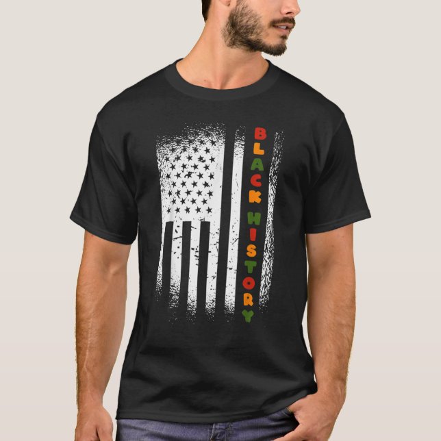 Camiseta Black History Month 247365 Pride African American_ (Frente)