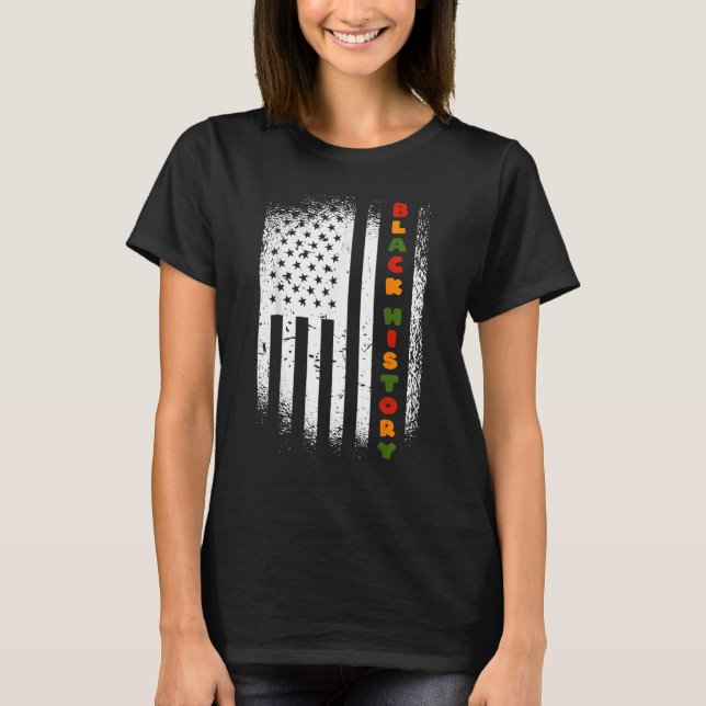 Camiseta Black History Month 247365 Pride African American (Frente)